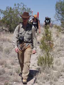 Walkabout hiking near Verde River.