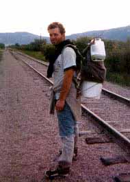 Bucket backpack.