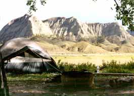 Camping along Missouri.