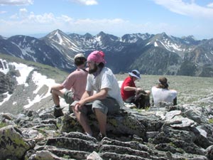 On top of Hollowtop Mountain in Tobacco Roots.